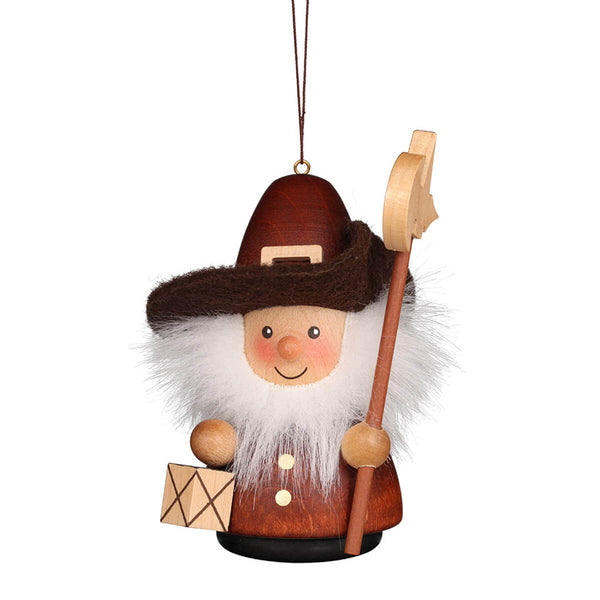 Christian Ulbricht Night Watchman wobbler with lantern and halberd, handcrafted in Germany.