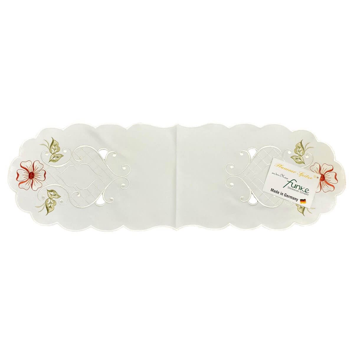 Linen Table Runner - Summer Day White