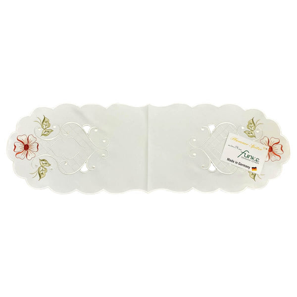 Linen Table Runner - Summer Day White