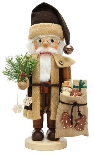 Christian Ulbricht Nutcracker - Santa with Bag - Natural