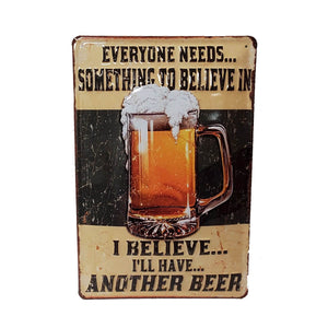 Another Beer - Decorative Metal Sign