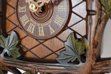 Leaf with Part of the Dial, and Made in Germany on a Schneider Traditional Black Forest Cuckoo Clock