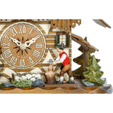 Cuckoo Clock - 8-Day with Wood Chopper & Mill Wheel - HEKAS