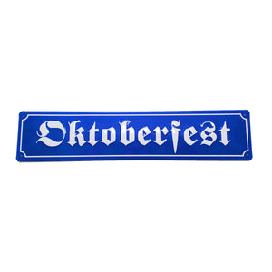 Oktoberfest Street Sign - Decorative Metal Sign