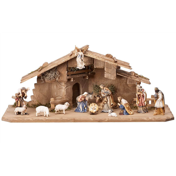 PEMA Kostner Nativity -  Set with Holy Night Stable 15 pcs.