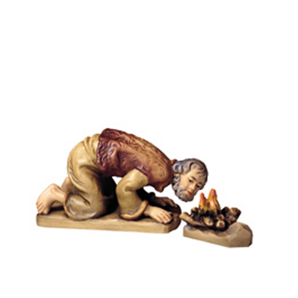 ANRI Nativity - Bernardi  - Shepherd at Campfire