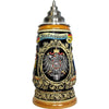 King Germany beer mug with a silver eagle, herald, Bavarian service.