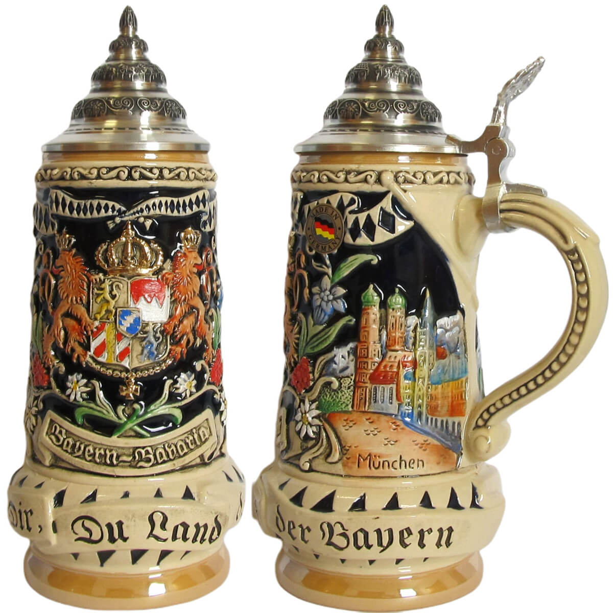 German Beer Stein - Bavaria .5L by KING Questions & Answers
