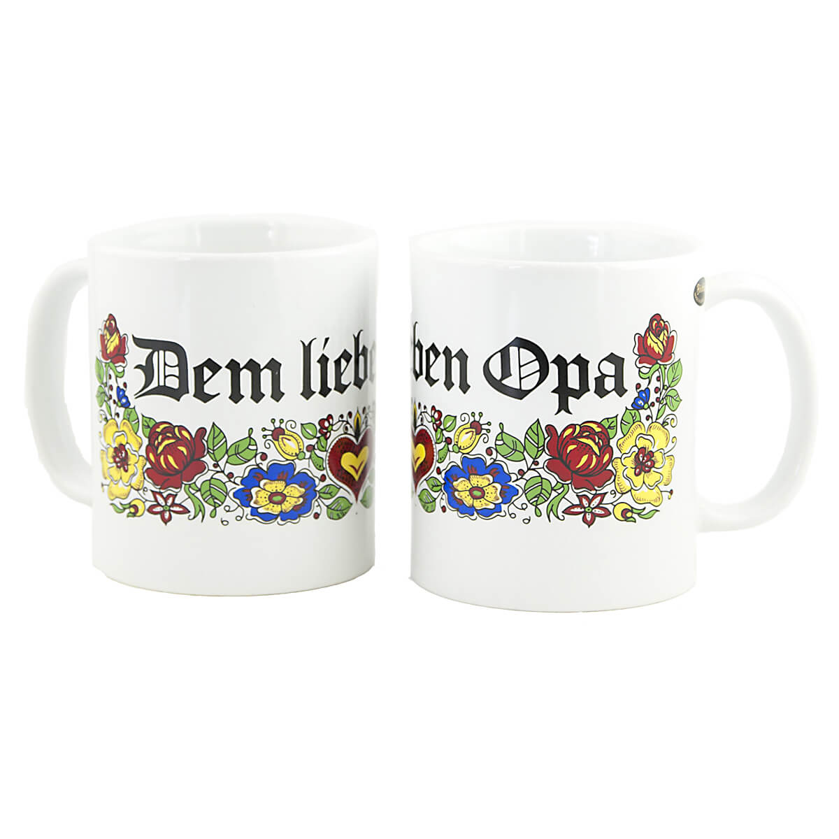 Dem lieben Opa Coffee Mug - White Ceramic Questions & Answers