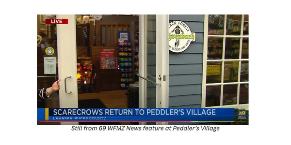 Screenshot from News coverage of Fehrenbach Black Forest Clocks and Gifts on local news