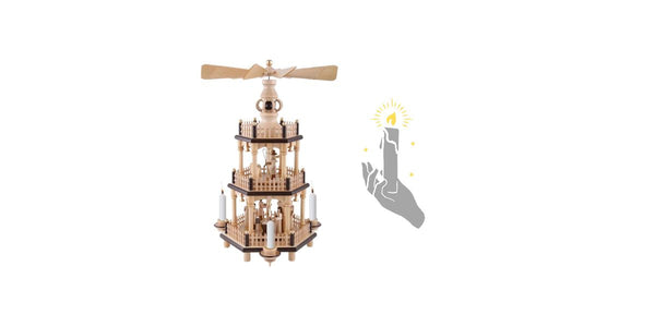 How to Safely Light the Candles on Your Christmas Pyramid