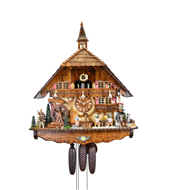 Chalet 8 Day Cuckoo Clocks