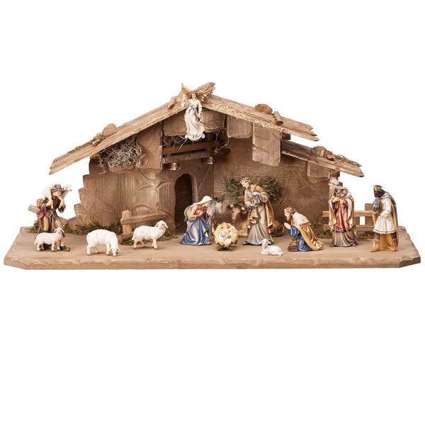 PEMA Kostner Nativity -  Set with Holy Night Stable 15 pcs.