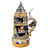 Baltic Sea Beer Stein with Helsinki, St. Petersburg, Tallinn and Stockholm landmarks, handcrafted in Germany
