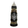 Decorative beer stein with intricate designs and 'Deutschland' text on a white background