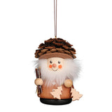 Christian Ulbricht Wooden Wobble Figure - Fir Cone Man Natural (Ornament )