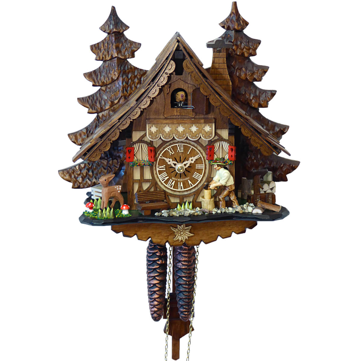 German Chalet Cuckoo Clocks Authentic and VdS Certified Fehrenbach