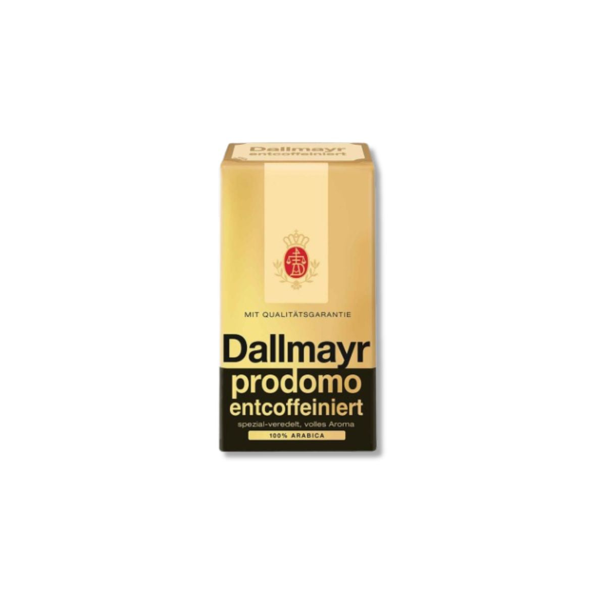 Dallmayr Prodomo decaf German ground coffee 17.6 oz 500 g package