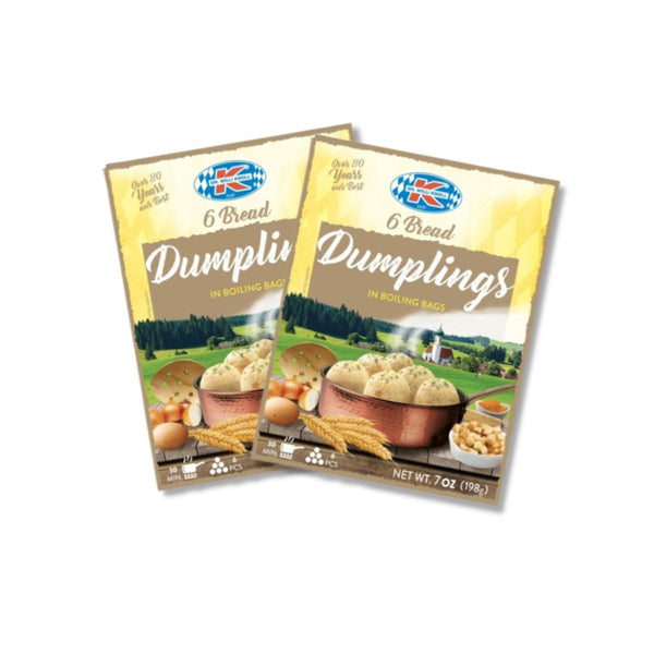 Dr. Willi Knoll Bread Dumplings in Boiling Bags 2 Pack