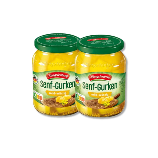 Hengstenberg Senfgurken Mustard Pickles 12.5 oz - 2 Pack