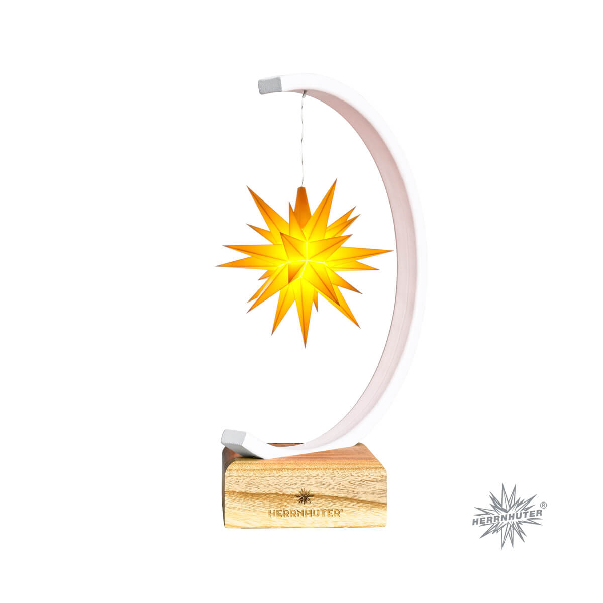 Herrnhuter Sternenbogen with Yellow Star