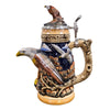 Limited edition Bald Eagle Beer Stein featuring three-dimensional eagle figurine lid by Zoeller & Born
