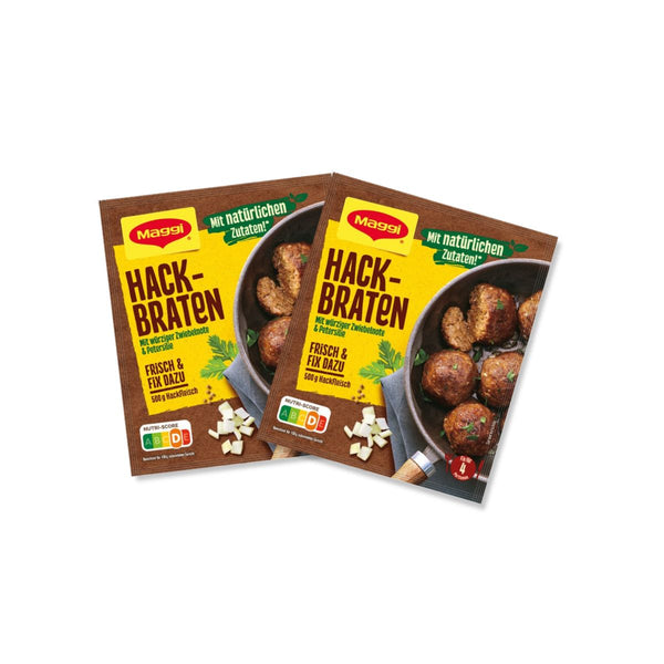 Maggi Hackbraten German meatloaf seasoning mix 2.47 oz, 2 pack