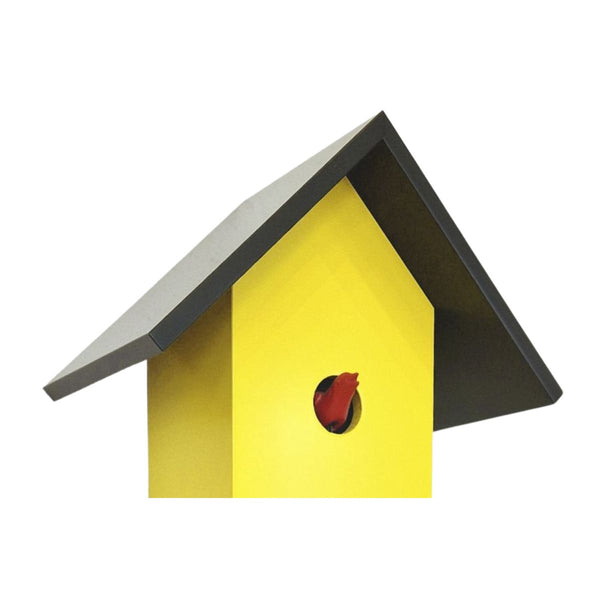 Modern Yellow Birdhouse Cuckoo Clock – Rombach & Haas CLASSIC Collection