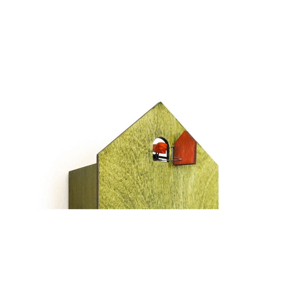 Modern Black Forest Design Cuckoo Clock in Green – Rombach & Haas STYLE Collection