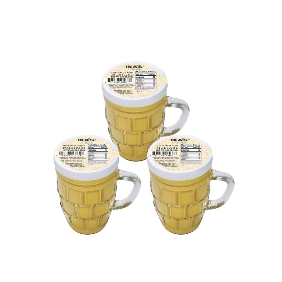 Ika's Garden Mustard Stein - 3 Jars