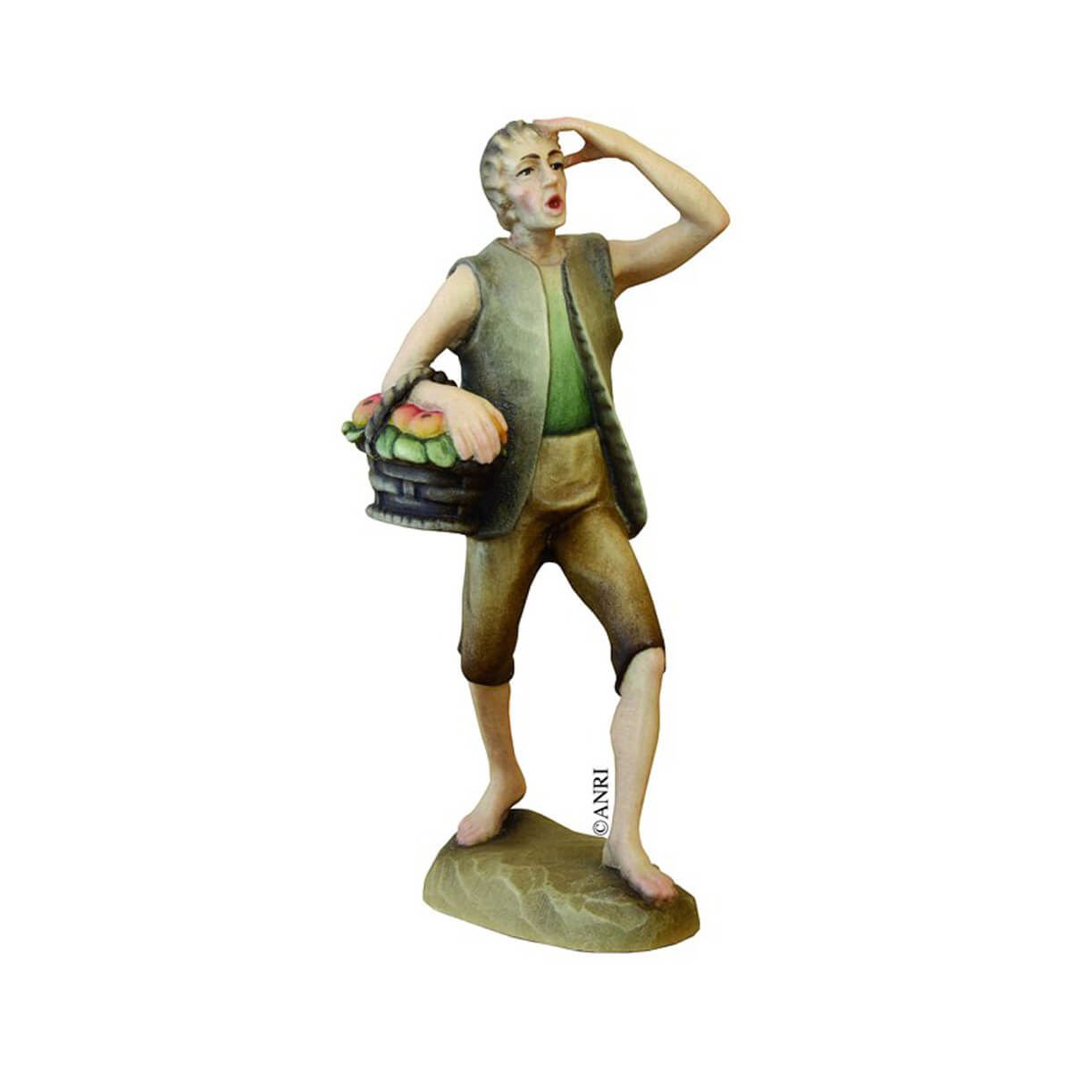 ANRI Nativity - Kuolt  - Shepherd with Basket (#36)