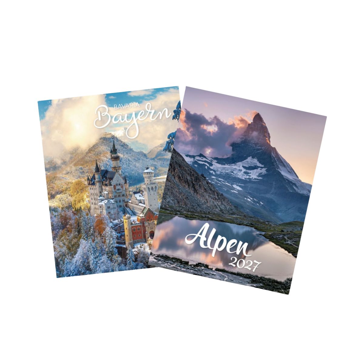 Alpen 2027 wall calendars featuring scenic Bavarian and Alpine landscapes