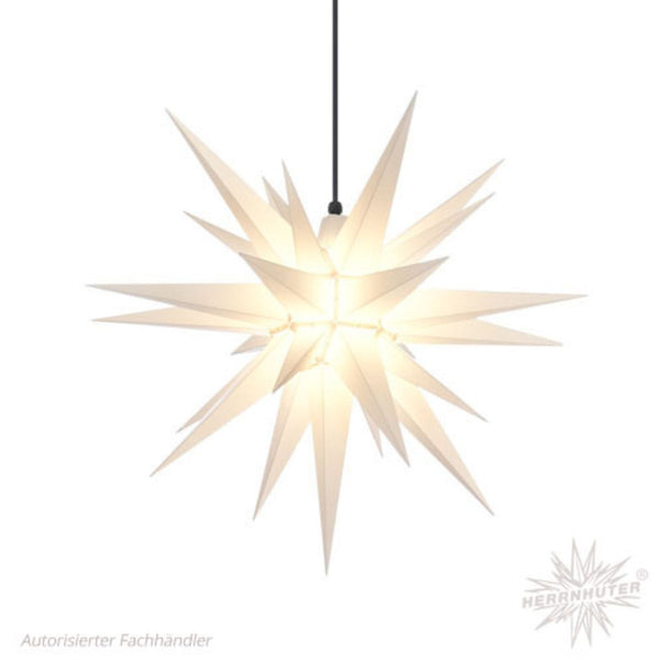 White Herrnhuter Moravian Star Set A7 - Plastic 28"
