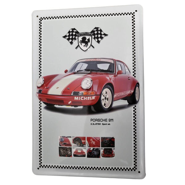 Porsche 911 Sport - Decorative Metal Advertising Sign