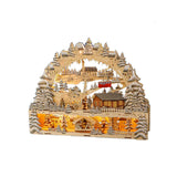 Christmas Schwibbogen - Alpine Scene with Ski Lodge*