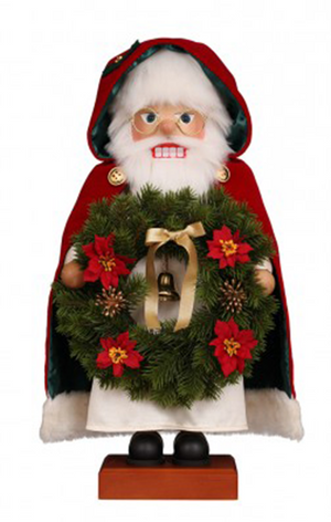 Christian Ulbricht Nutcracker - Santa with Wreath