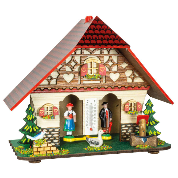 Weather House - Red Roof and Duck