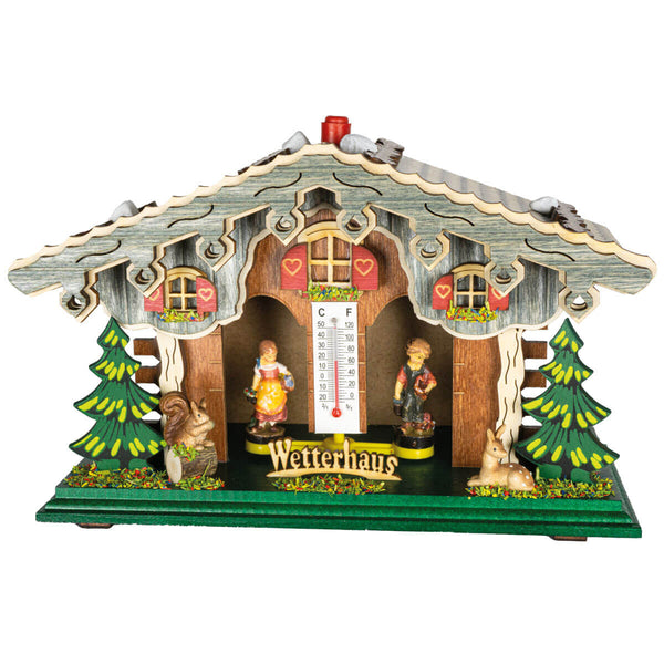 Weather House - Gray Roof and Kids