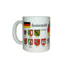 German Map Coffee Mug