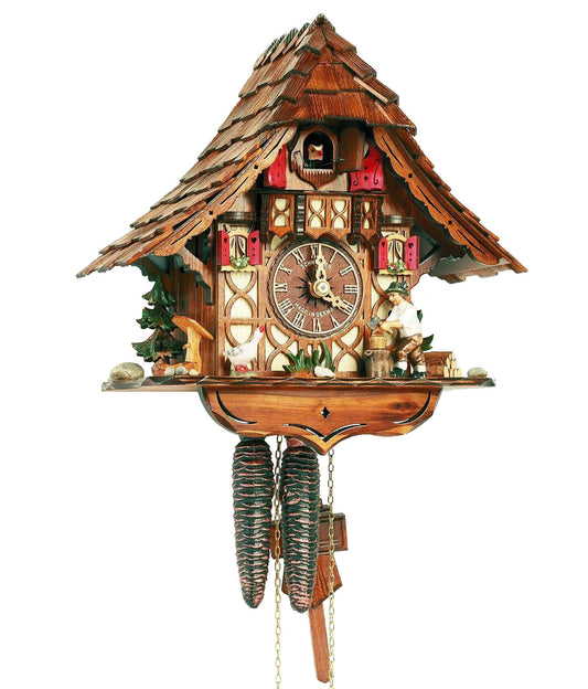 Schneider Chalet Clock Woodchopper Goose