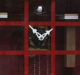Cuckoo Clock - 8-Day Modern with Glass Face & Red Grid - Romba