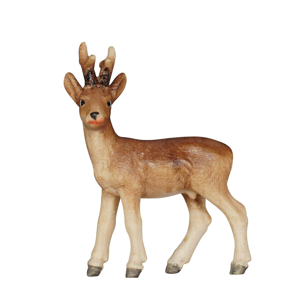 Adorn your home this holiday season with the PEMA Kostner Nativity - Deer. This standing deer figurine is exquisitely hand-carved out of wood and captures the beauty of nature and craftsmanship.