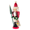 Dregeno Nutcracker - Santa with Tree Glazed