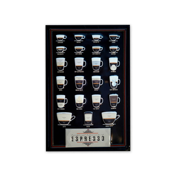 Espresso - Decorative Metal Sign