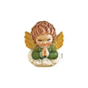 ANRI - Ferràndiz smiling cherub praying in green dress on cloud