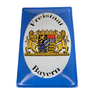 Freistaat Bayern, Free State of Bavaria - Vintage Style Metal Sign
