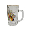 German Glass Beer Mug style "BREMA" .4L / 14 ounces