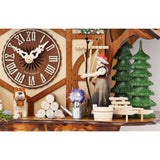 Cuckoo Clock - 8-Day Chalet with Girl Ringing Bell - HEKAS