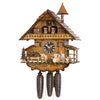 Hones 8 Day clock with girl ringing bell, dancers, and music