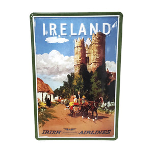 Ireland Airlines - Vintage Style Metal Advertising Sign